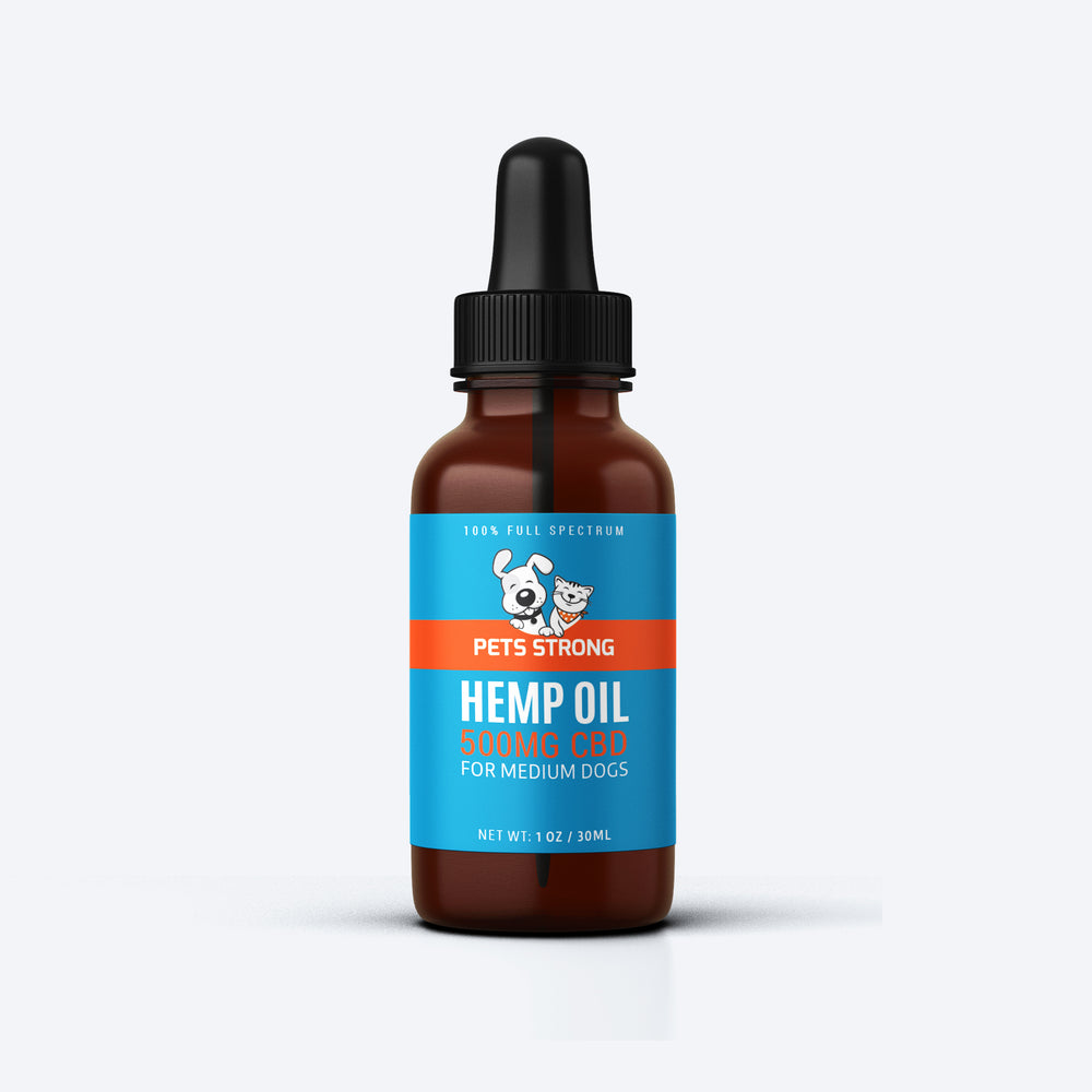 CBD Oil for Medium Dogs (30 lbs. - 60 lbs.) 500mg